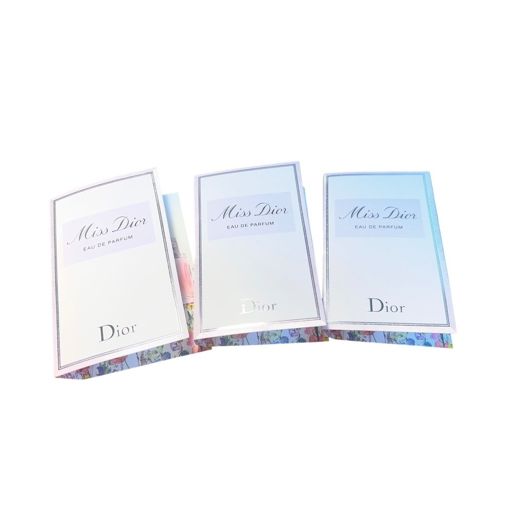 Miss Dior Christian Dior Eau De Parfum Carded Vial 1 ml. X3